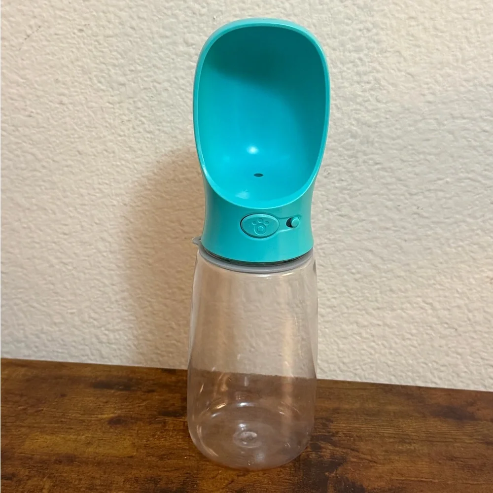 Portable Dog Water Bottle - Teal Blue